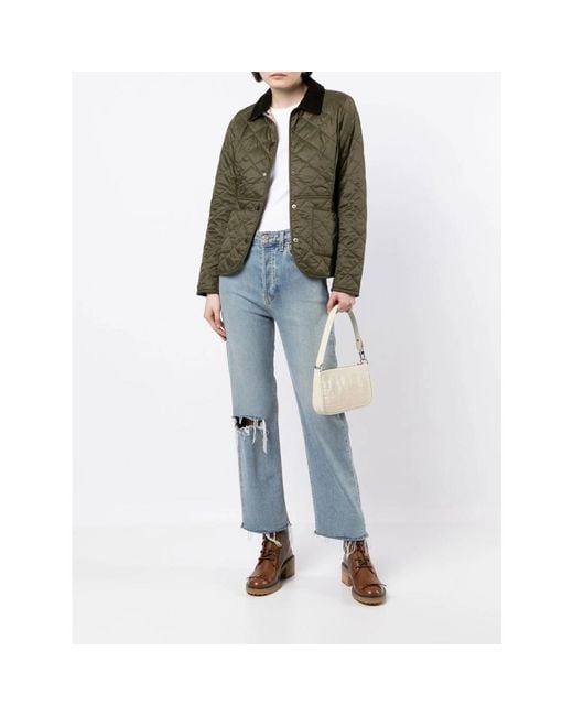 Barbour Green Deveron Quilted Jacket