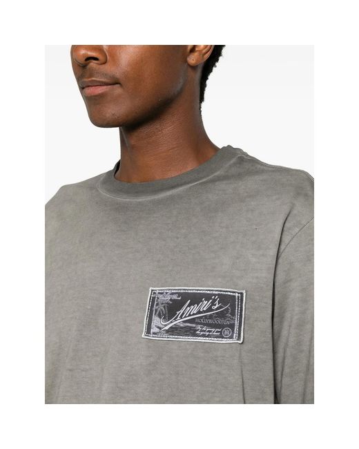 Amiri Gray T-Shirts & Vests for men