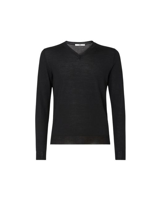 Fendi Black Wool Pullover for men