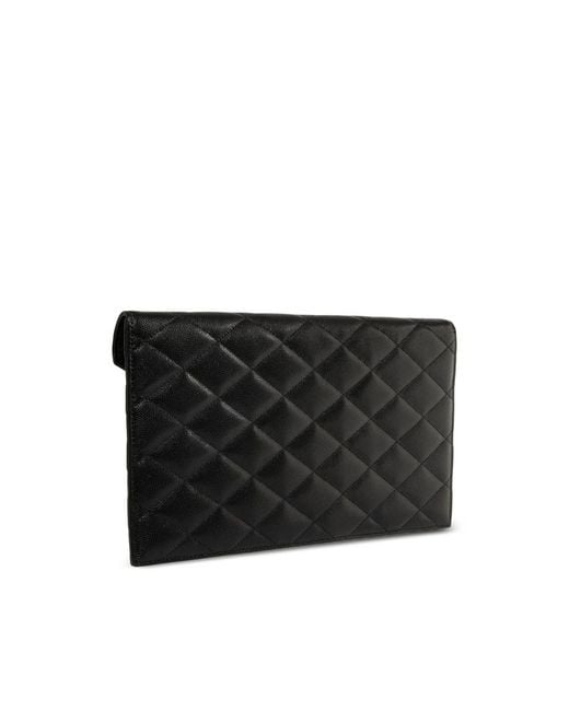 Saint Laurent Black Paris Pouch