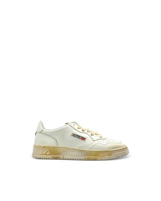 Autry Natural Sup Vint Lace-Up Sneakers
