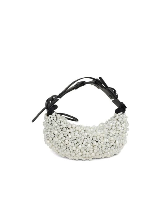 Innerraum Metallic Pearl-Embellished Shoulder Bag