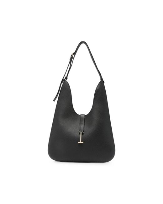 Tom Ford Black Leather Medium Hobo