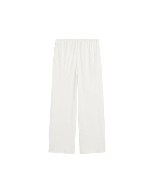 Totême White Neutrals Trousers