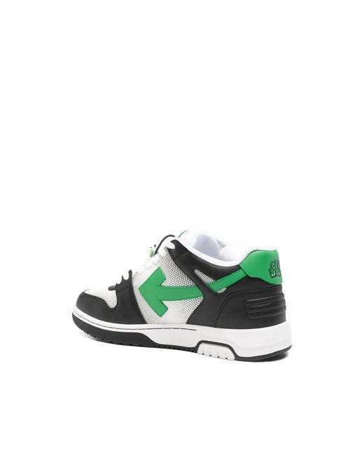 Off-White c/o Virgil Abloh Green Off Out Of Office Sneakers for men