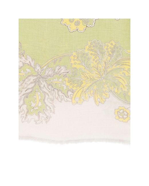 LaDoubleJ Yellow Scarf Floral