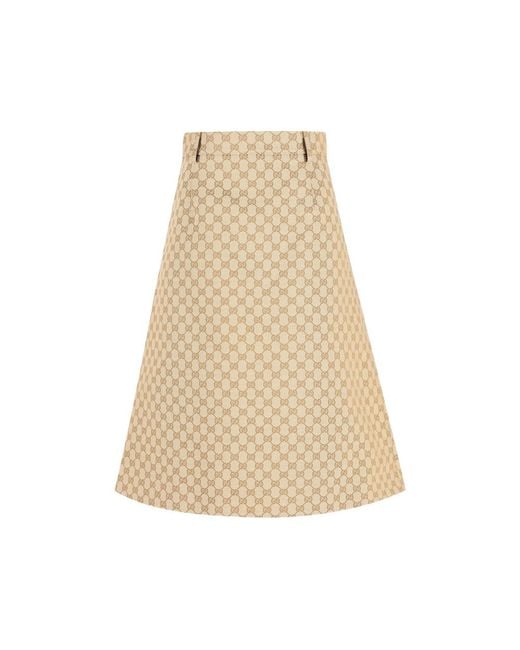 Gucci Natural Neutrals Skirts