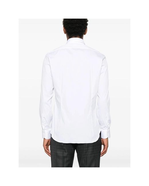 Mazzarelli White Button-Down Shirt for men