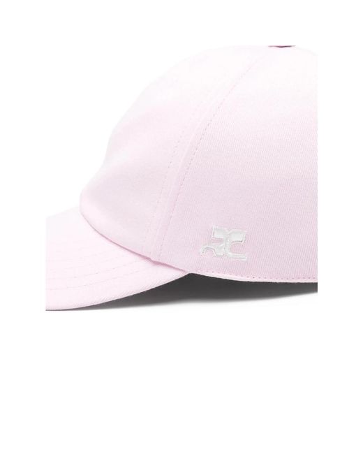 Courreges Gray Caps for men