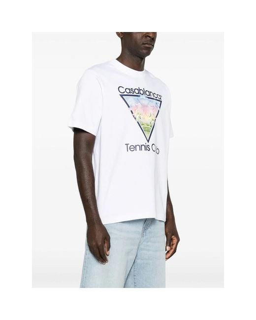 Casablanca White T-Shirts & Vests for men