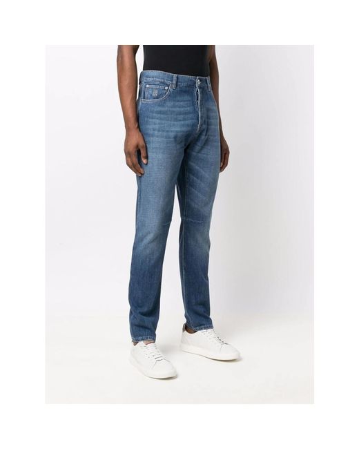 Brunello Cucinelli Blue Denim for men