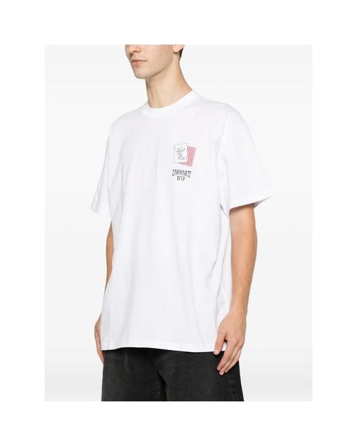 Carhartt White T-Shirt I036895 02Xx for men