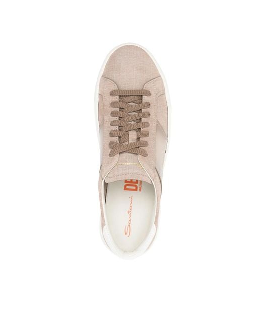 Santoni Natural Sneakers for men