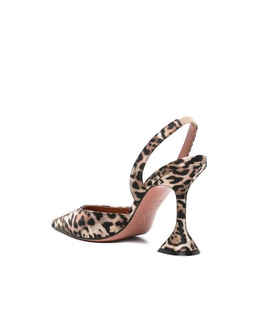 AMINA MUADDI Metallic Slingback Heels Holli Sling 95
