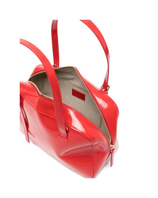 A.P.C. Red Tote Bag Patent