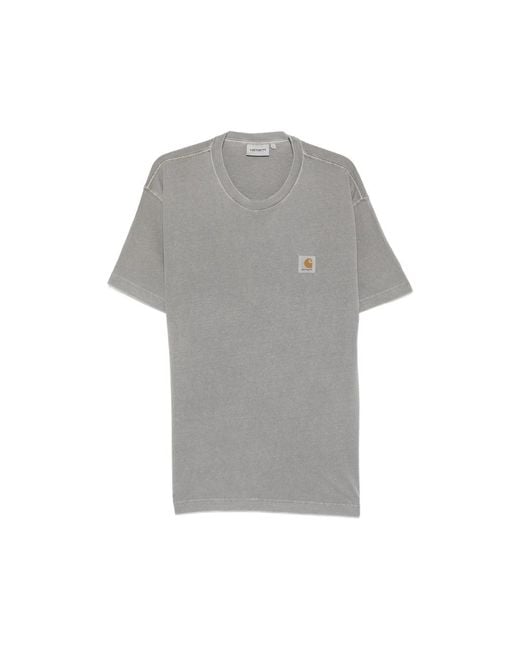 Carhartt Gray T-Shirt Crew Neck for men