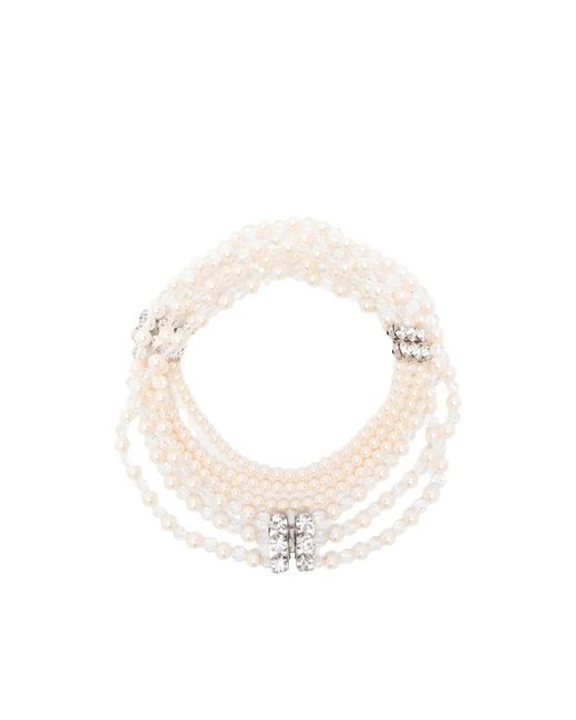 Alessandra Rich Metallic Neutrals Necklaces