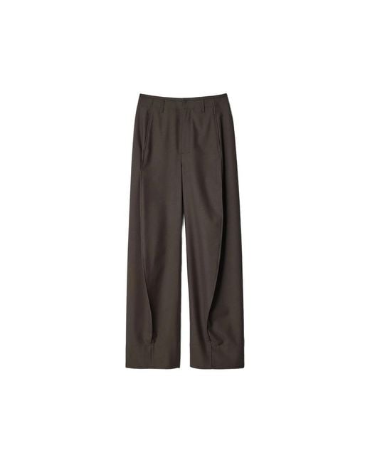 Lemaire Brown Baggy Pants