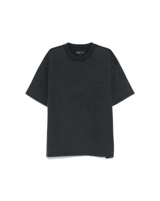 Purple Brand Black Cotton T-Shirt for men