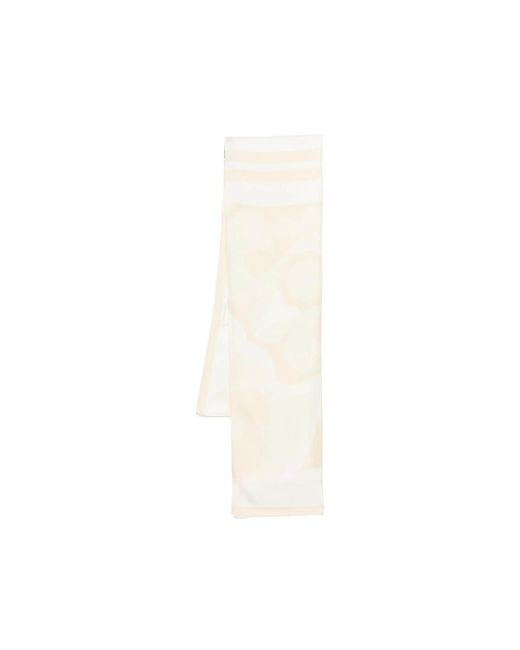 Carven White Floral Scarf