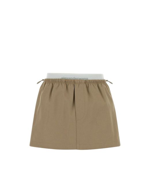Alexander Wang Natural Skirts Neutral