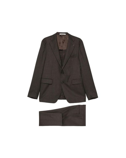 Tagliatore Black Suits for men