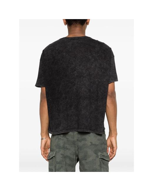 R13 Black Graphic T-Shirt for men
