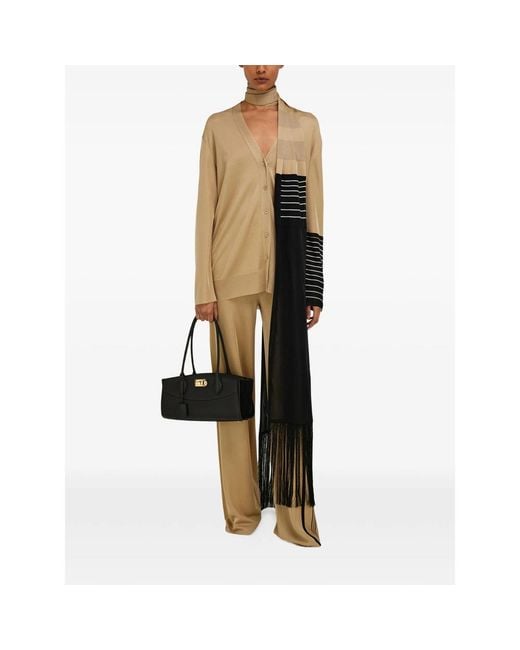 Ferragamo Black Studio Soft Bag (M)