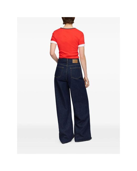 Ganni Red Tops