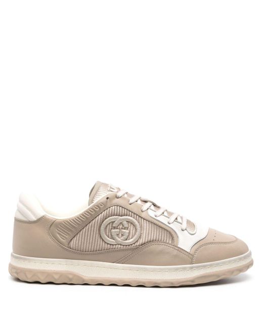 Gucci White Mac80 Leather Sneakers for men