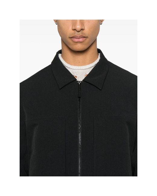 Veilance Black Mionn Overshirt for men