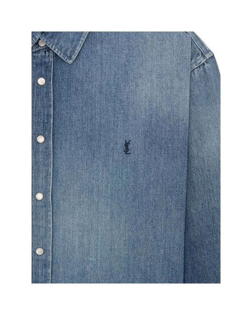 Saint Laurent Blue Shirts for men