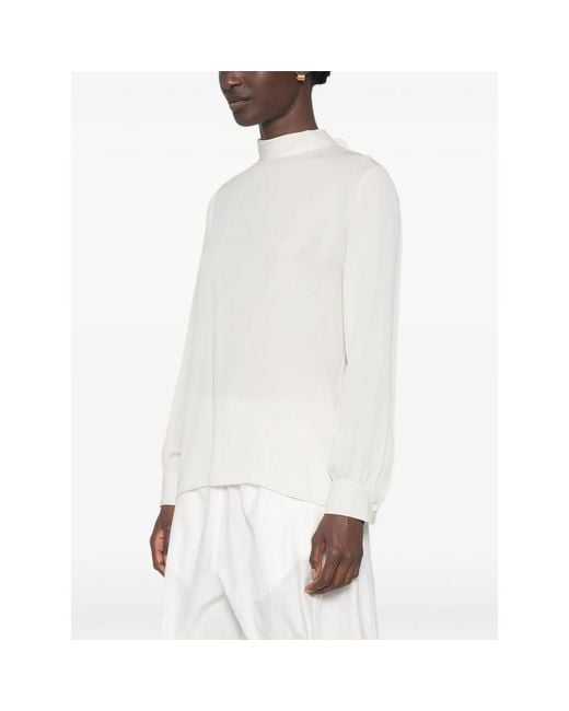 Giorgio Armani White Neutrals Tops