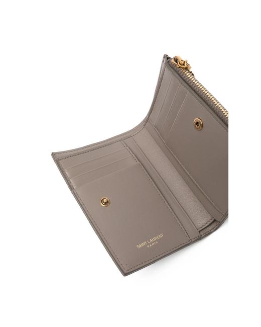 Saint Laurent Gray Wallets & Purses