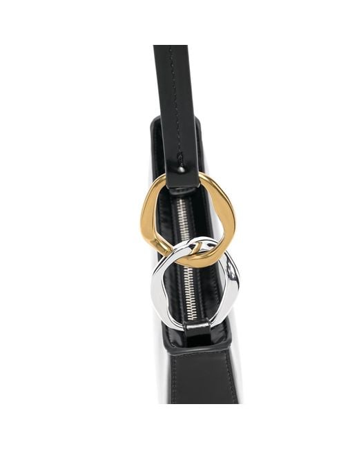 Staud Black Small Ollie Shoulder Bag