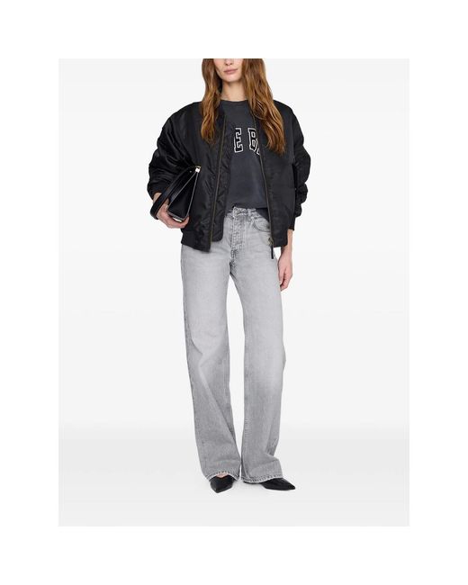 Anine Bing Black Sweatshirts