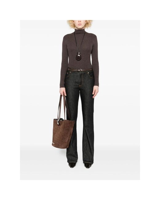 Fabiana Filippi Black Flared Jeans
