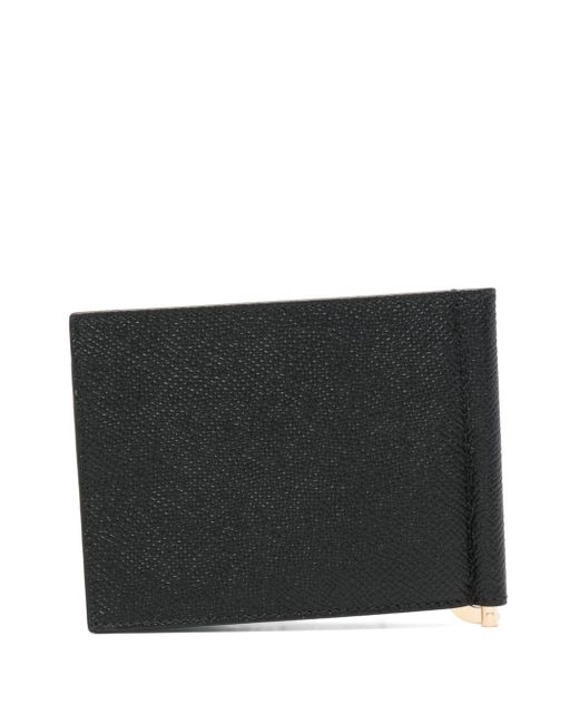 Ferragamo Black Gancini Bi-Fold Card Holder