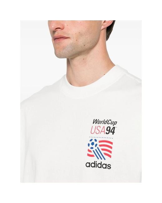 Adidas White T-Shirt for men