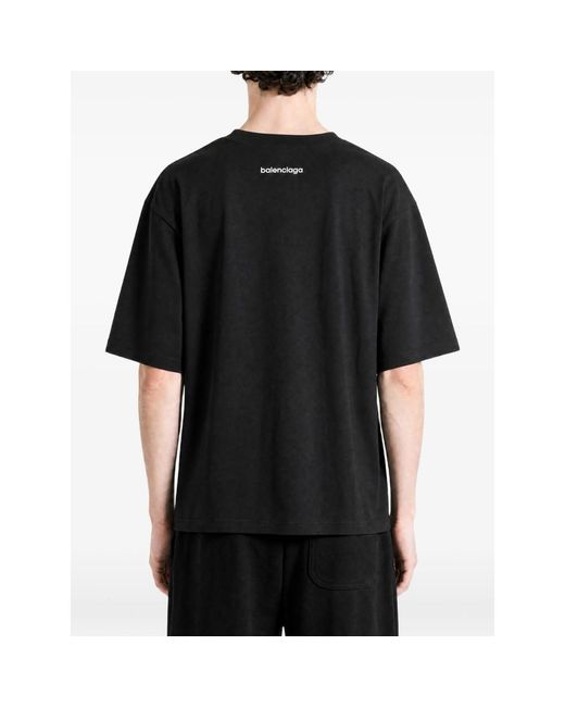 Balenciaga Black T-Shirts & Vests for men