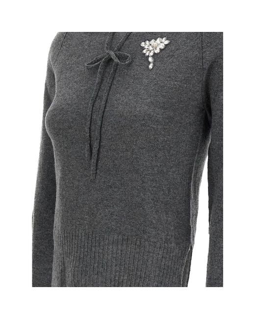 Simone Rocha Gray Knitwear