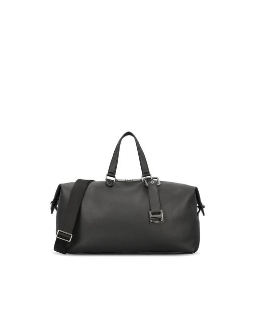 Fendi Black Sac Fourre-Tout Lui 45 En Cuir for men