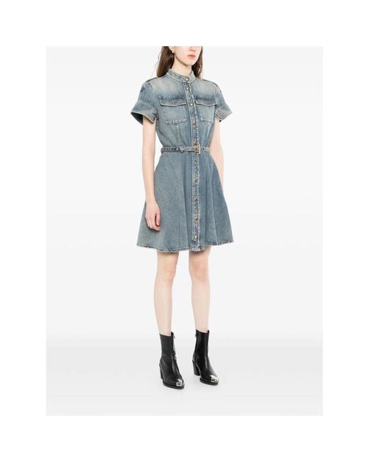 McQueen Blue Dresses