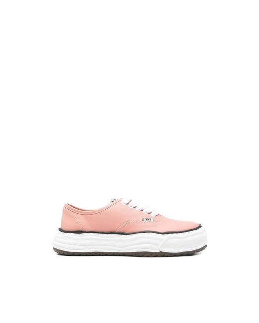 Maison Mihara Yasuhiro Pink Trainers for men