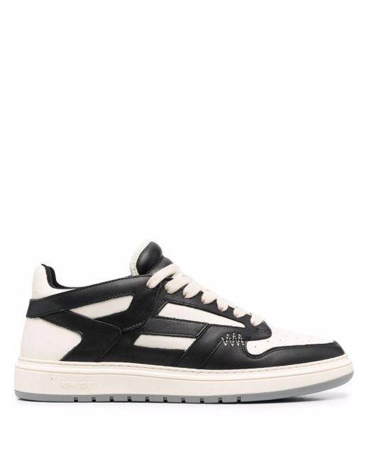 Represent Leather Reptor Low Panelled Sneakers in Black for Men - Lyst