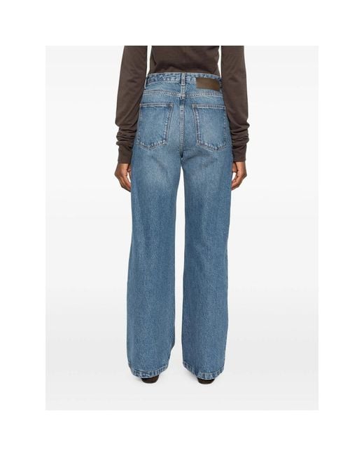 Soeur Blue Wide-Leg Jeans