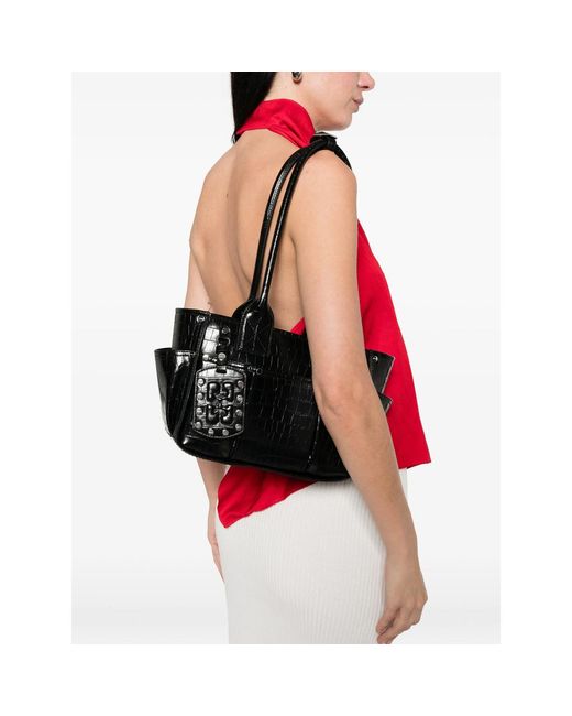Ganni Black Tote Bags