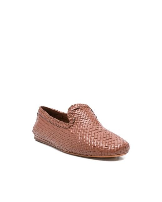 Dragon Diffusion Brown Woven Loafers