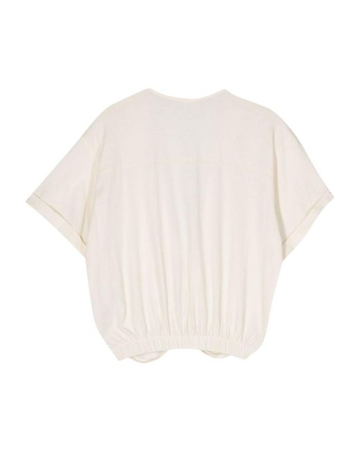 Ba&sh White Denali Cotton T-shirt