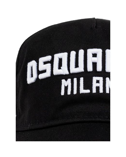 DSquared² Black Hats for men